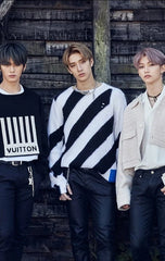 Bang Chan Striped Knit Sweater