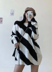 Bang Chan Striped Knit Sweater