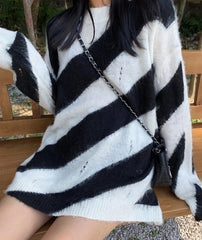 Bang Chan Striped Knit Sweater