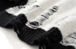 Bangchan Distressed V-Neck Sweater