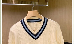 Rora Cable Knit Pattern Sweater