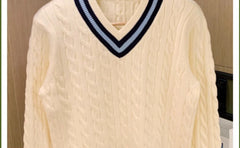 Rora Cable Knit Pattern Sweater