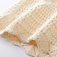 Gaeul Crochet Button Vest