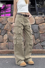 Julie Wide-Leg Cargo Pants