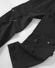 Jimin Noir Adjustable Cargo Pants