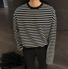 RM Noir Classic Striped Tee