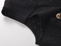Jisoo Peplum Knitted Dress