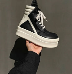 Liz Black High-Top Sneakers