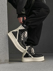 Liz Black High-Top Sneakers