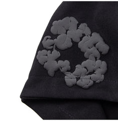 Jake Noir Cotton Wreath Hoodie