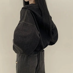 Eunchae Denim Hooded Jacket