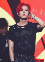 Heeseung Noir Layered Eyelet Belt
