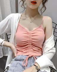 Ryujin Drawstring Crop Top