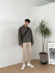 Jeongin Faux Leather Jacket