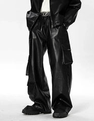 Felix Multi-Pocket Leather Pants