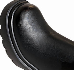 Ryujin Faux Leather Wrap Boots
