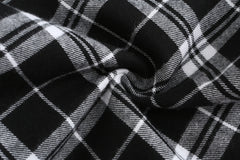 Haerin Black Heart Plaid Pants