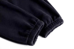 Karina Black Heart Print Sweatpants