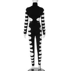 Lisa Hollow Long Sleeve Bodysuit