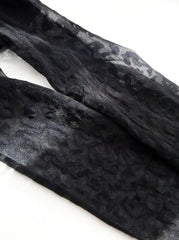 Iroha Black Leopard Net Stockings