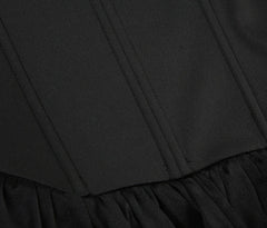 Natty Bow Ruffle Dress
