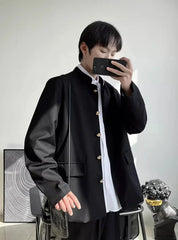 Sunghoon Noir Mandarin Blazer Jacket
