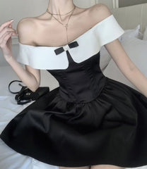 Irene Black Corset Dress