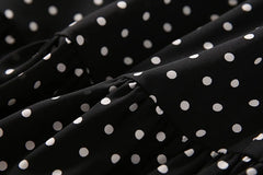 Rose Polka Dot Midi Dress