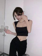 Eunchae Square Neck Crop Top