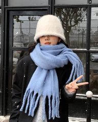 Karina Cozy Frilled Scarf