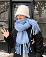 Karina Cozy Frilled Scarf