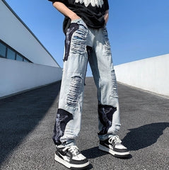 Yeonjun Patchwork Jeans