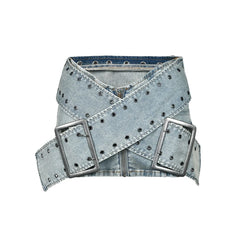 Eunchae Double Belt Skirt