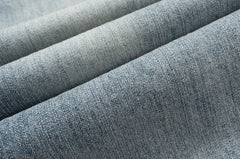 J-Hope Blue Double-Waist Spliced Jeans