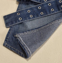 Yunjin Denim Halter Vest