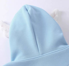 Hyein Blue Stars & Angel Hood Jacket