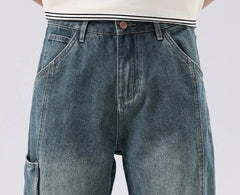 Jungkook Washed Side-Pocket Jeans