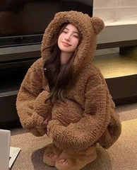 Sullyoon Bear Plush Pajama Set