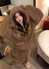 Sullyoon Bear Plush Pajama Set