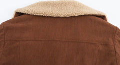 Eunchae Corduroy Sherpa Jacket