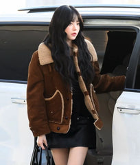 Eunchae Corduroy Sherpa Jacket
