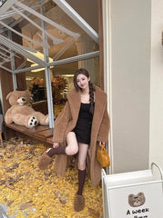Karina Brown Plush Winter Coat