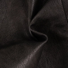 Jennie Zipper Accent Faux Leather Top