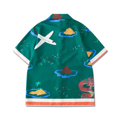RM Olive Cartoon Shirt