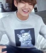 Taehyung Ash “The Gentle Cat” Tee