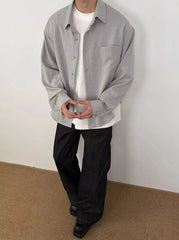 Jin Ash Casual Pocket Shirt