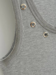 Natty Eyelet Ribbed Tank