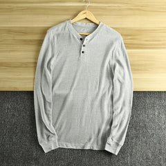 Jimin Ash Half-Button Tee