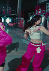 Hot Pink Cargo Pants | Ahyeon – BabyMonster