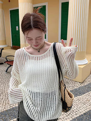 Hyunjin Fishnet Sweater